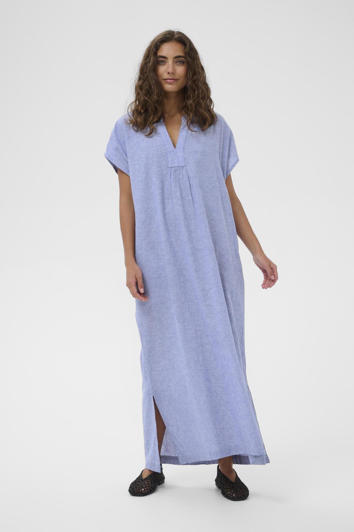 Culture CUarletty Dress - Powder Blue