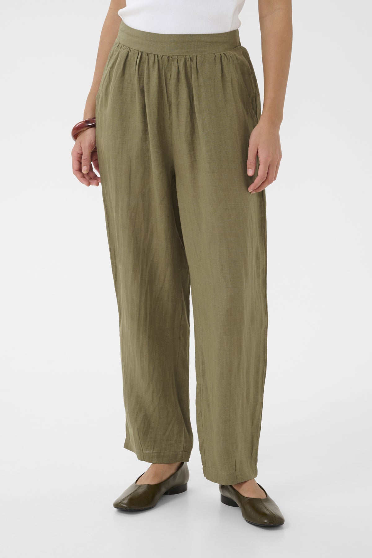 Culture CUaniela Molly Pants Dusky Green
