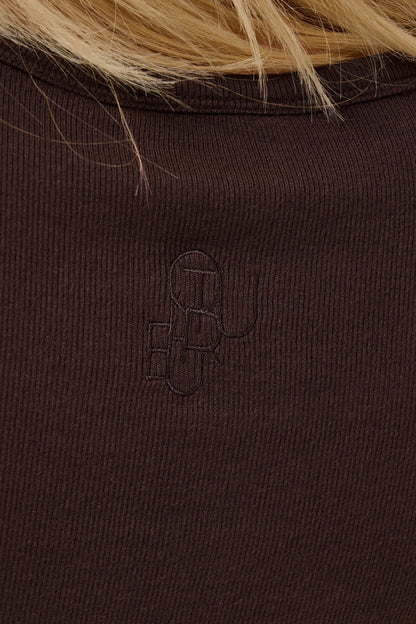 Culture CUnia Juliet LS T-Shirt Coffee Bean