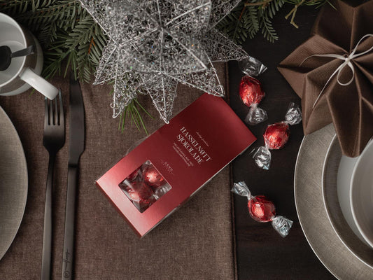 Cemo  Gourmet Hasselnøtt Sjokolade Rød Twist