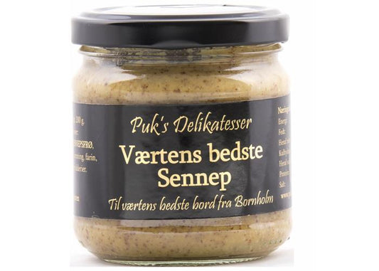 Værtens Bedste Sennep 200g Søt og Sterk Honningsennep