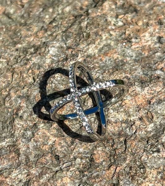 Nora Norway Skjerf Ring Kryss Sølv
