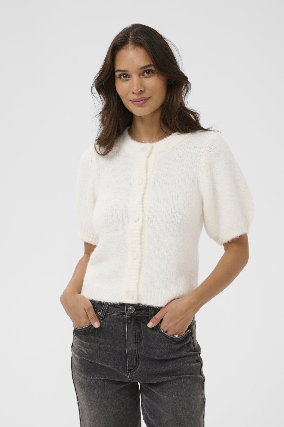 Kaffe Clothing KAemelie Cardigan Chalk