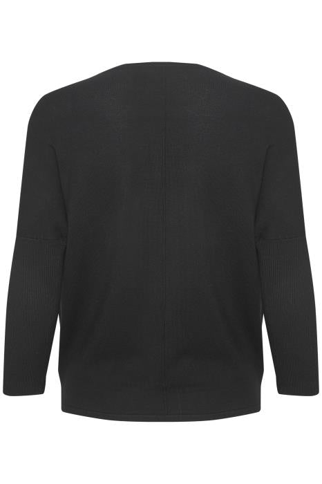 Saint Tropez MilaSZ R-Neck Pullover Black