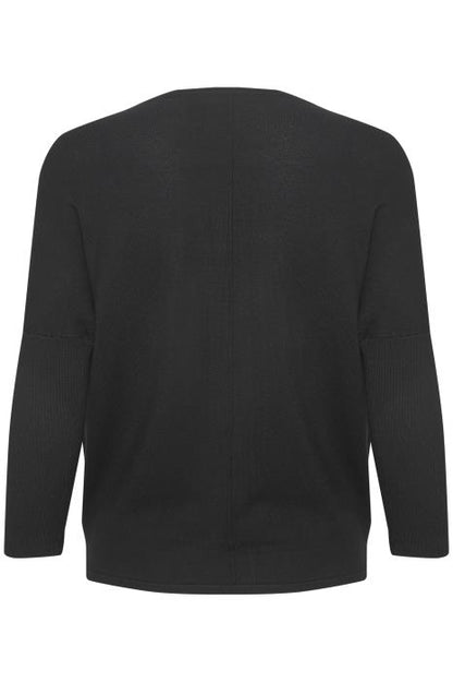 Saint Tropez MilaSZ R-Neck Pullover Black