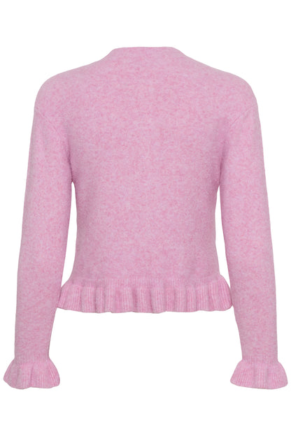 Kaffe Clothing KAemma Frill Cardigan Pink