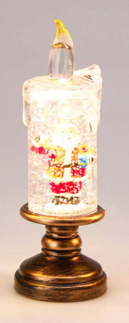 Lys Figurer Vann/Glitter/LED 15,5cm 4ass Batteri inkl:3xLR44