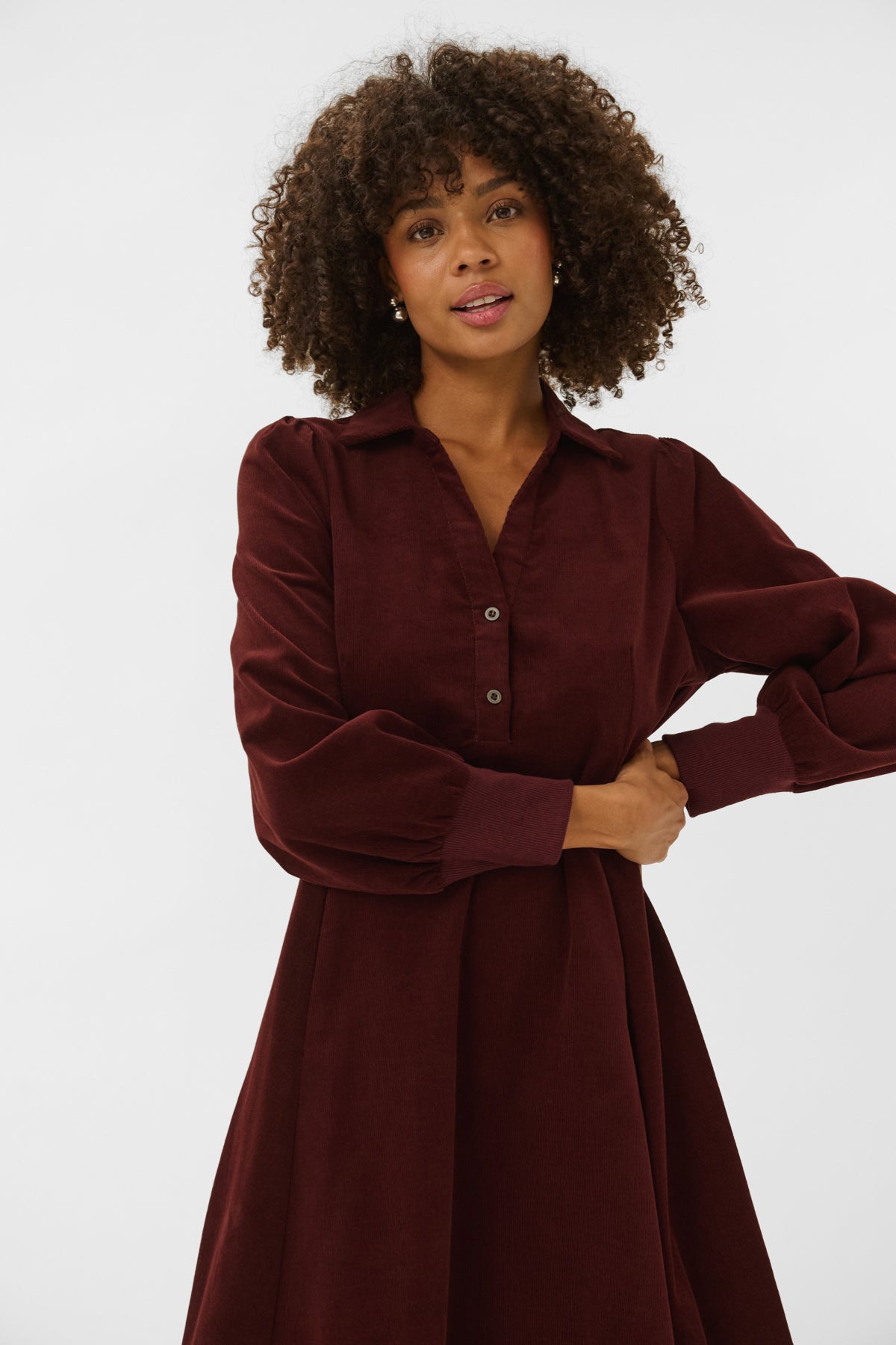 Culture CUmissy Rhaena Dress Chocolate Truffle