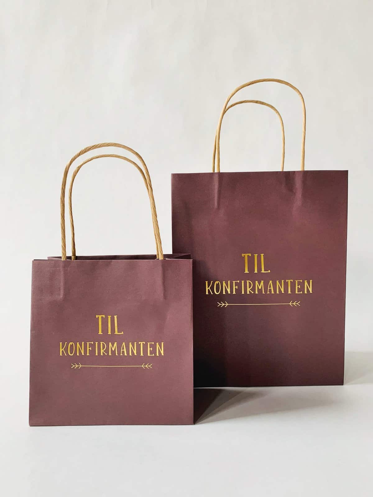 Trend Design Gavepose S 16×16 cm «Til konfirmanten»