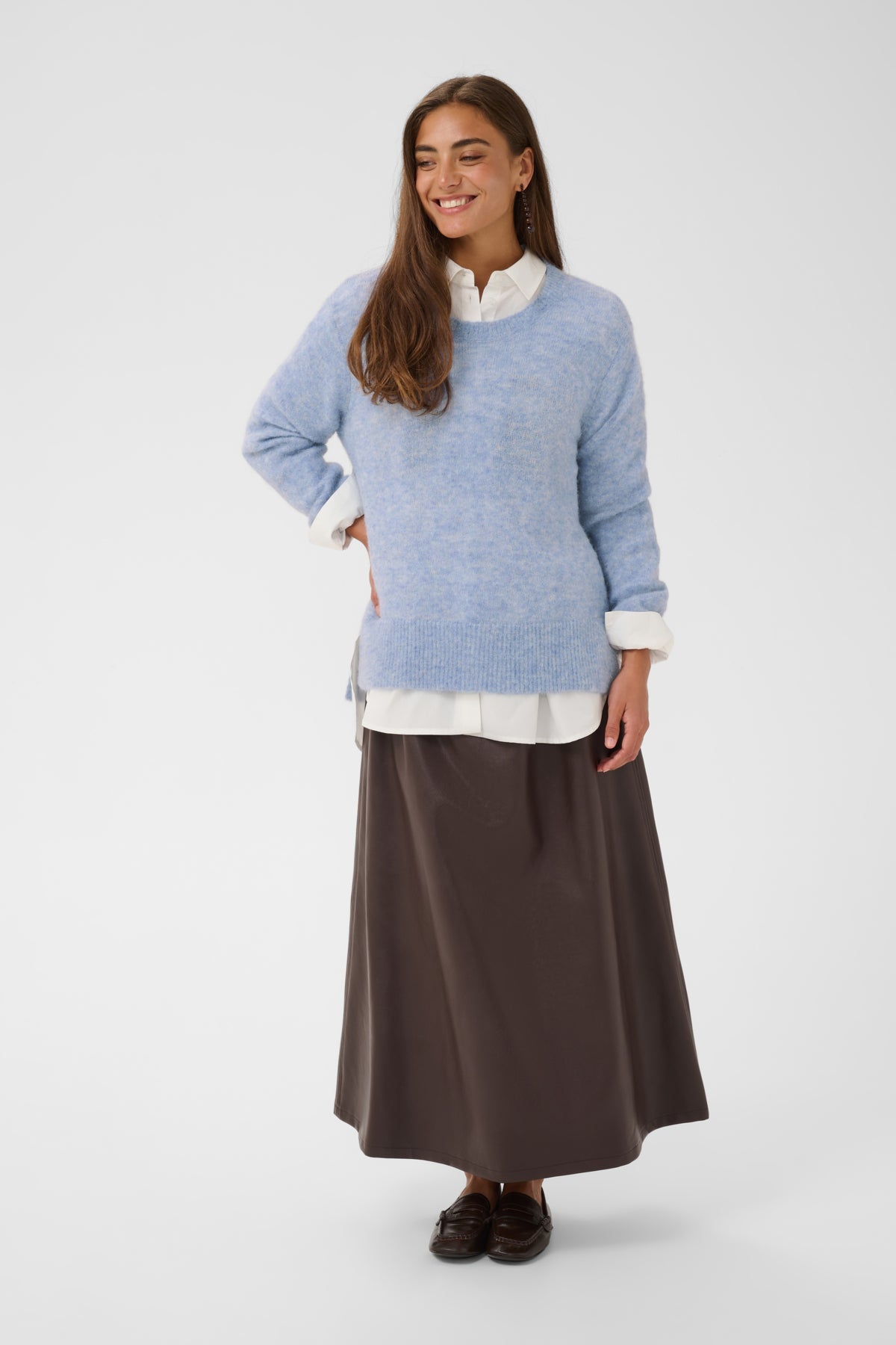 Culture CUbiebber Cacheia Pullover Forever Blue Melange