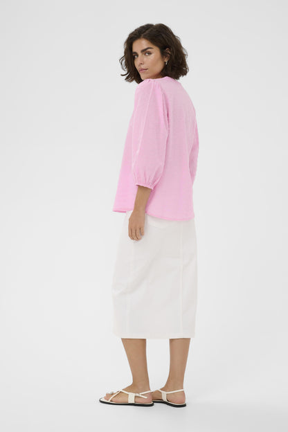 Kaffe Clothing KApenelope Blouse Pink Frosting
