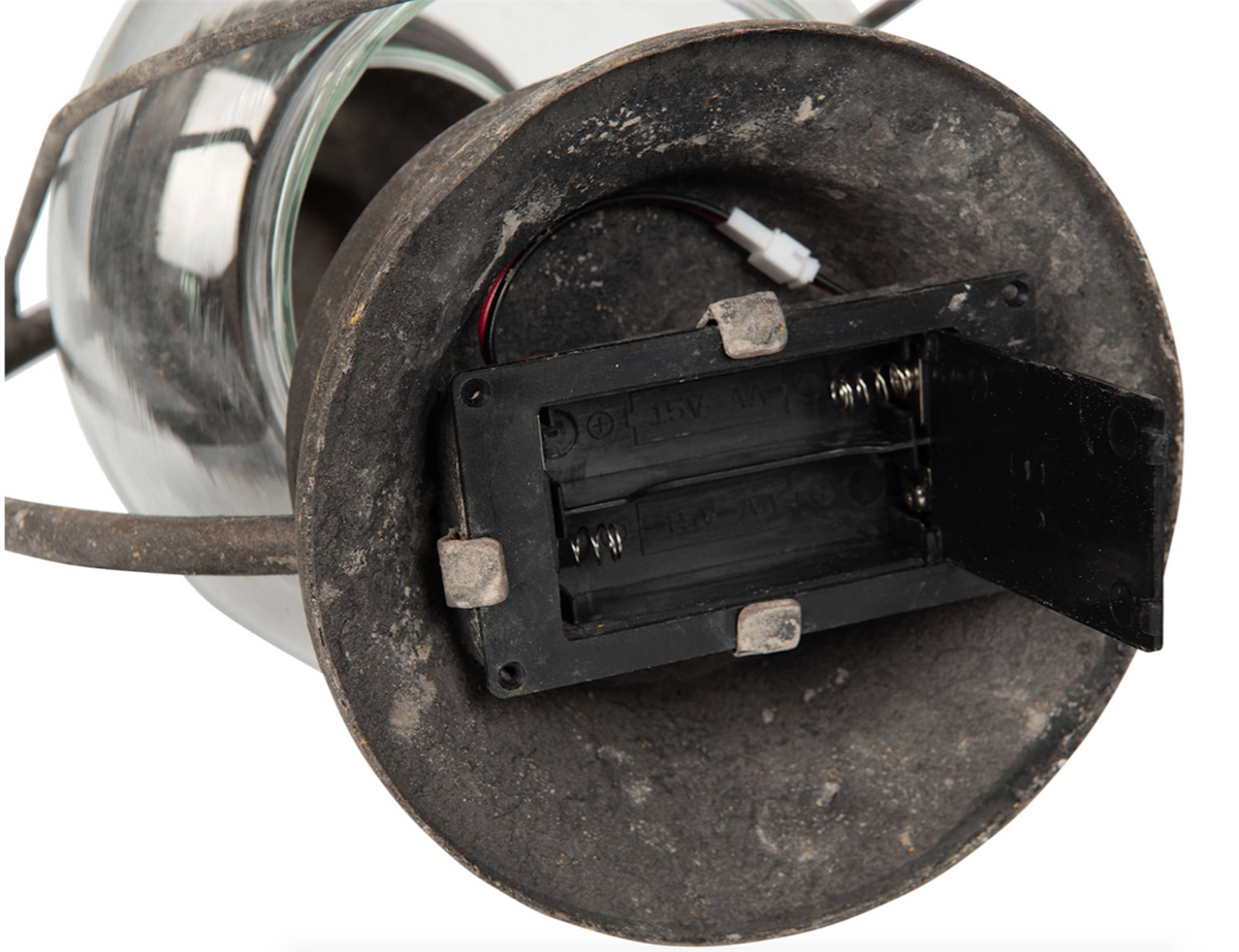 Batteridrevet utendørs lykt avlang