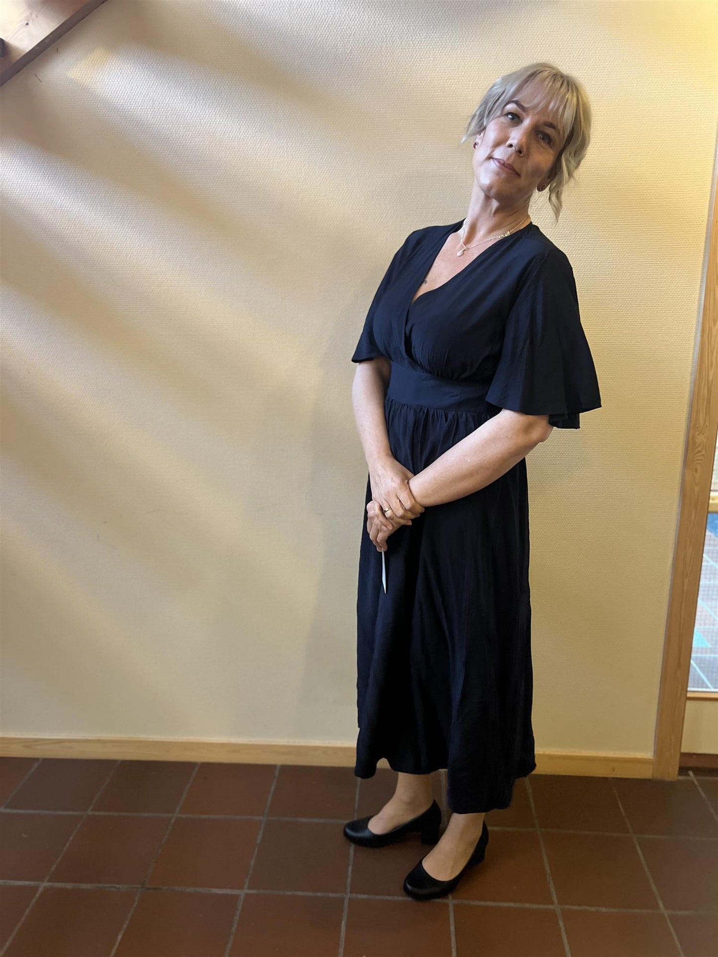 Kaffe Clothing KAsirena Long Dress Midnight Marine