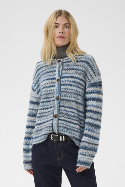 Culture CUhazel Cardigan Blue Melange Multi