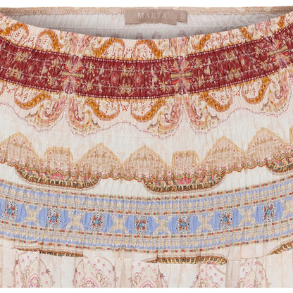 Marta Du Chateau MDCJosefina-skjørt Beige (kortere variant)
