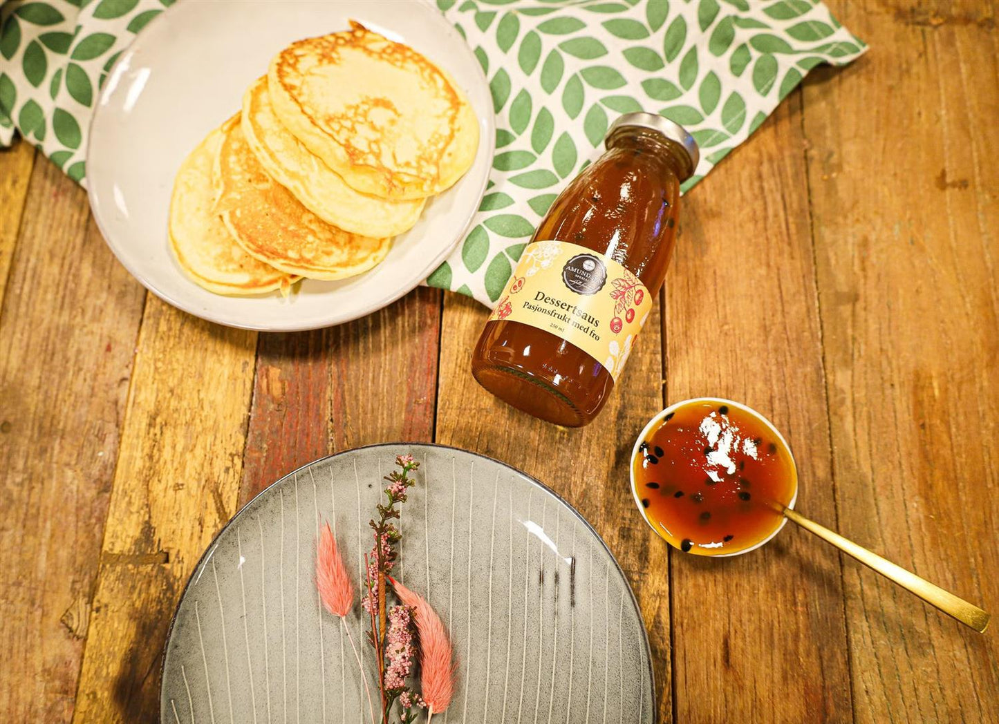 Amundsen Spesial Dessertsaus Pasjonsfrukt Med Frø