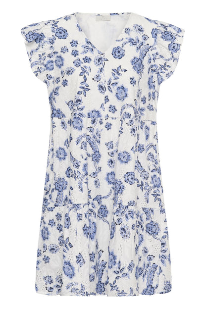 Kaffe Clothing KAluisa Dress - Chalk Midnight Flower