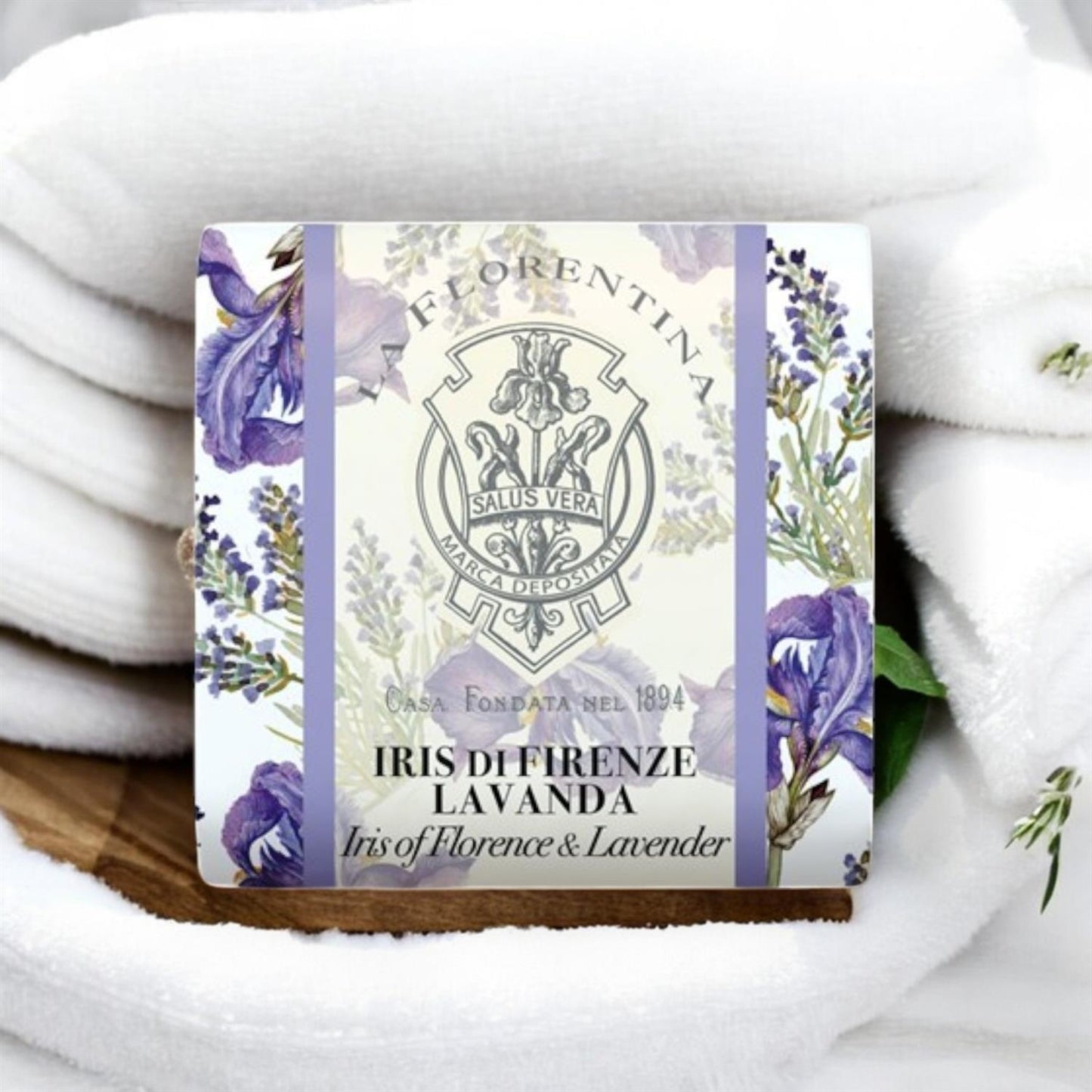 Såpestykke Iris of Florence Lavender 106g