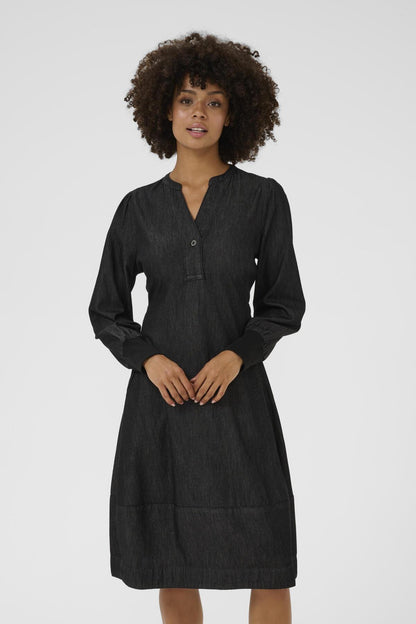 Culture CUallura Arpa Rib Dress Black Wash