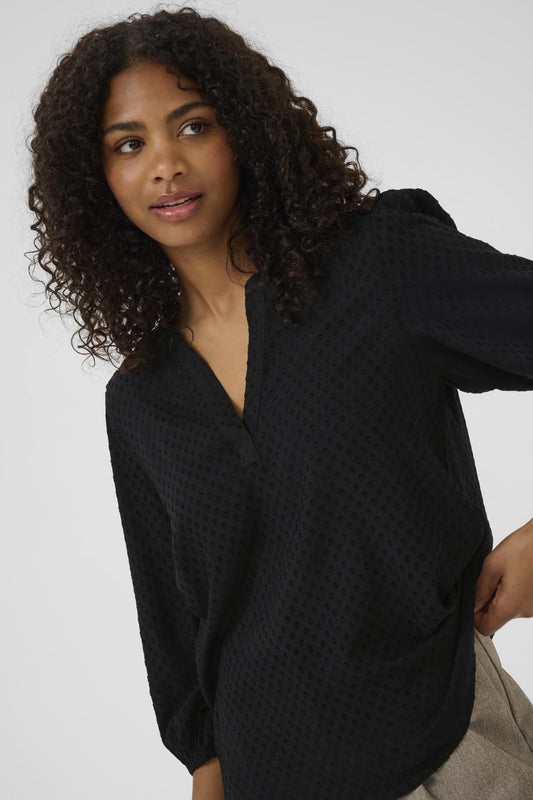 Kaffe Clothing KAannika Blouse Black Deep