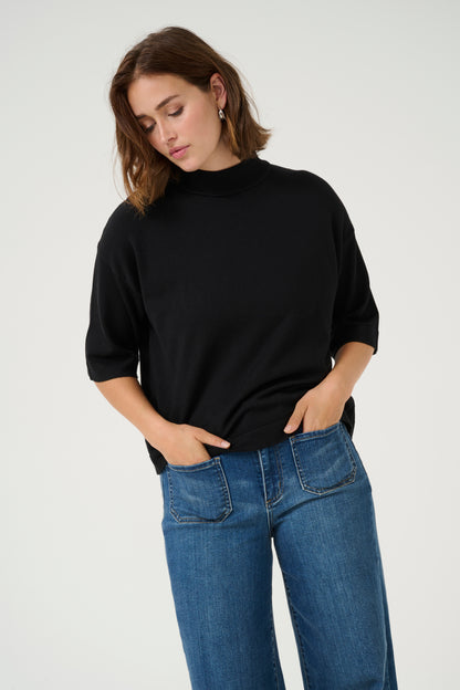 Kaffe Clothing KAlizza Turtleneck Black Deep