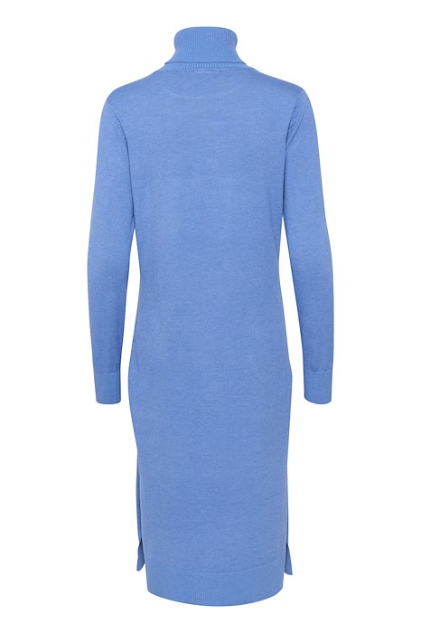 Saint Tropez MilaSZ Roll Neck Long Dress Dutch Blue Melange