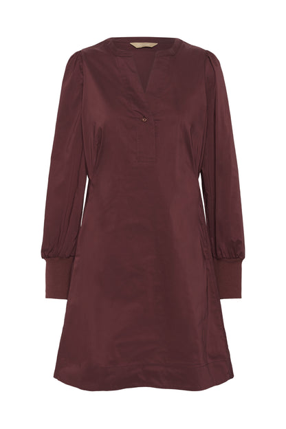 Culture CUzila Antoinett Rib Dress Chocolate Truffle