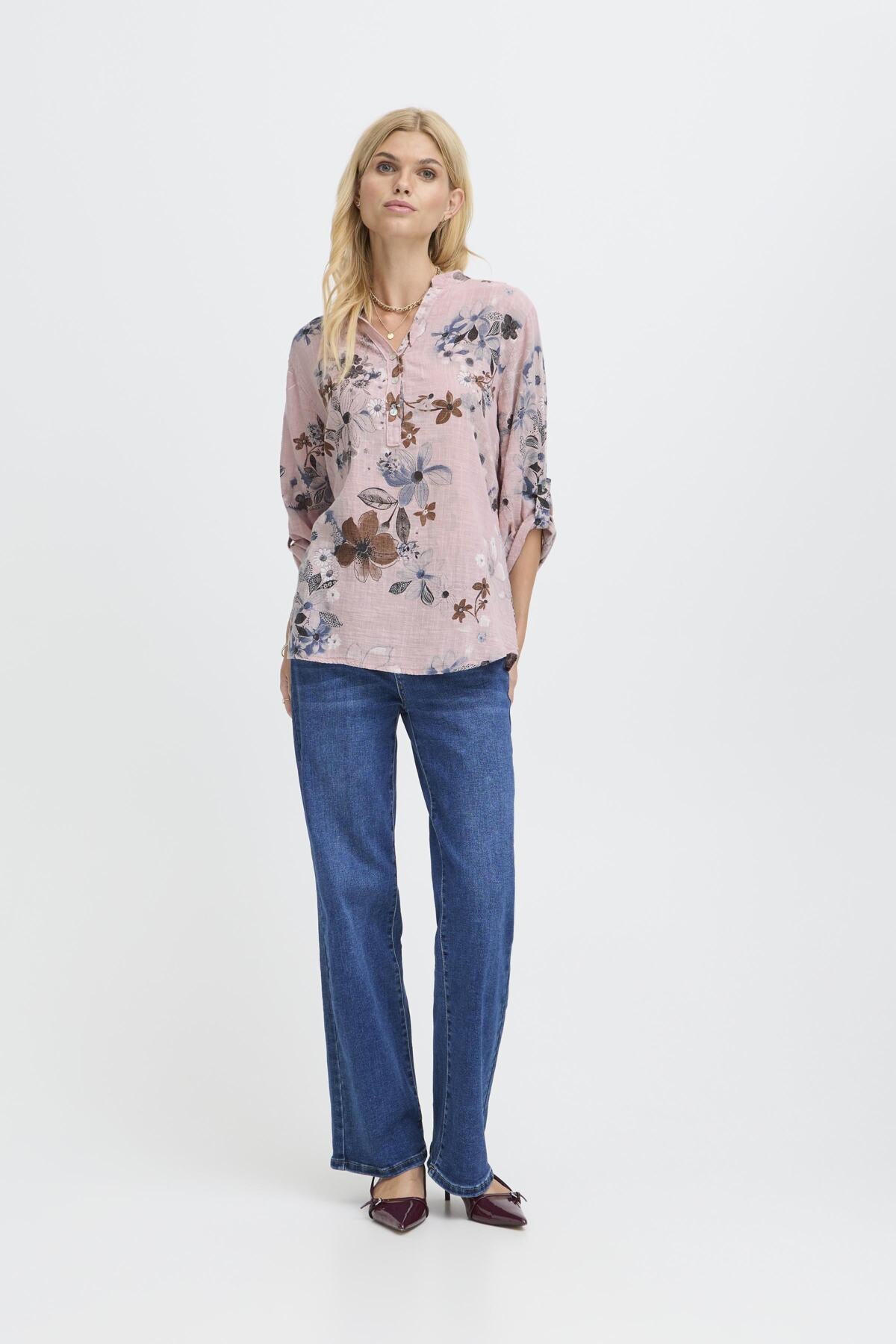 Sorbet SBalexa FL Blouse Rose Smoke