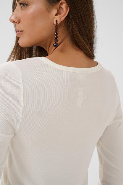 Culture CUnia Juliet LS T-Shirt White