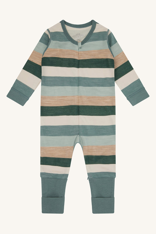 Hust and Claire Manu Heldrakt  Stripes Jade Green