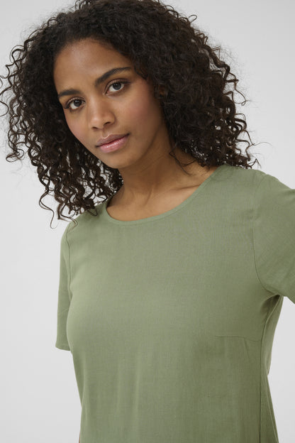 Kaffe Clothing KAmilia Dress Oil Green