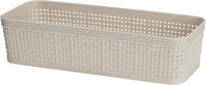 Kurv sand vevd design PP 5 stk i sett