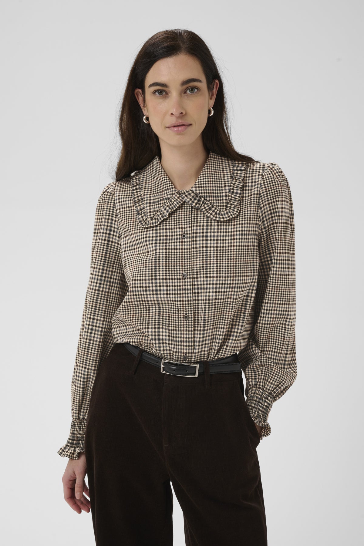 Culture CUbirsen Shirt Black Check
