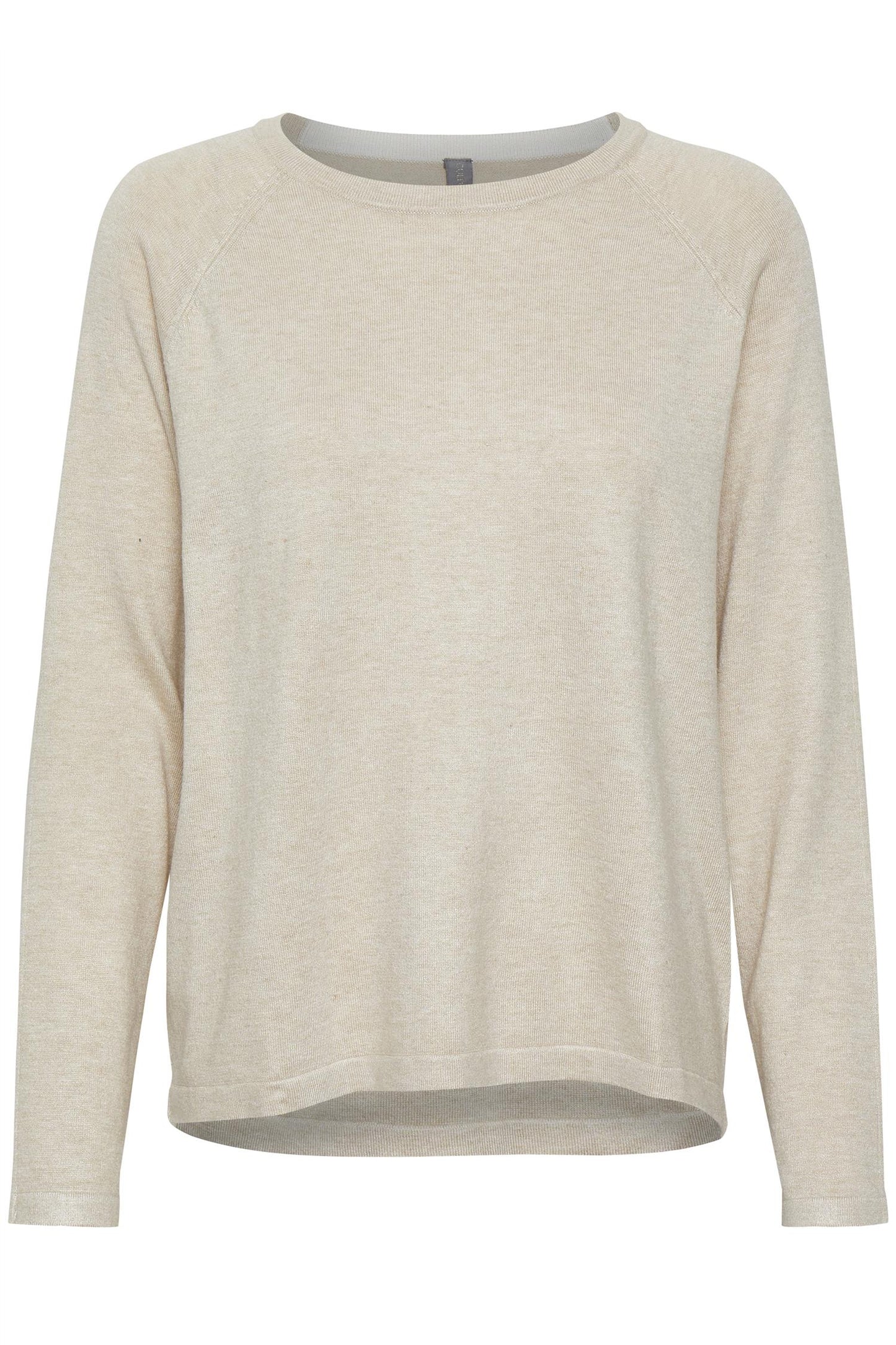 Culture CUannemarie Solid Jumper Warm Sand Melange