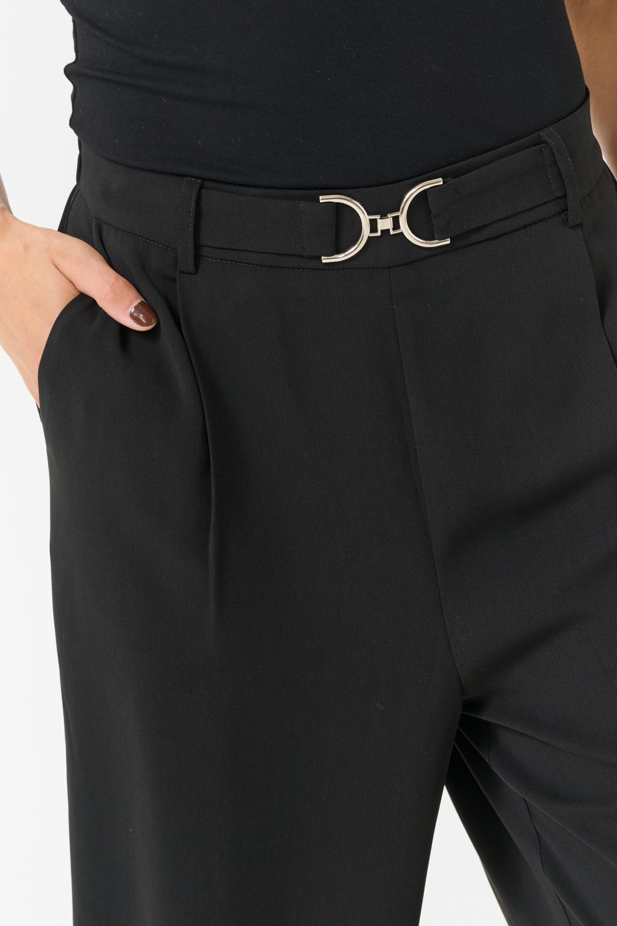 Kaffe Clothing KAillis Cropped Pants Black Deep