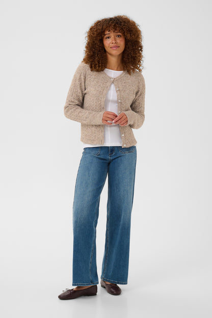 Kaffe KAamelanie Cardigan Beige Melange