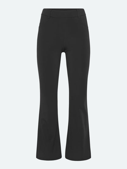 Brandtex Bukse M/Stretch og Strikk I Livet Sort