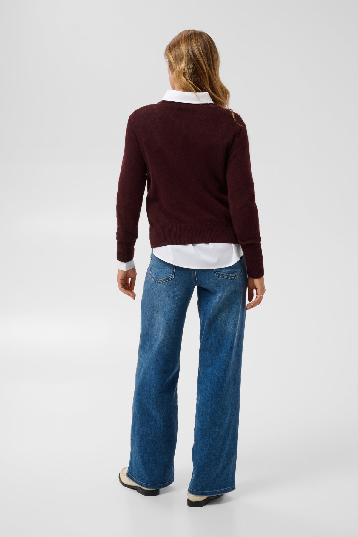 Kaffe Clothing KAcashie Ullgenser Fudge Melange