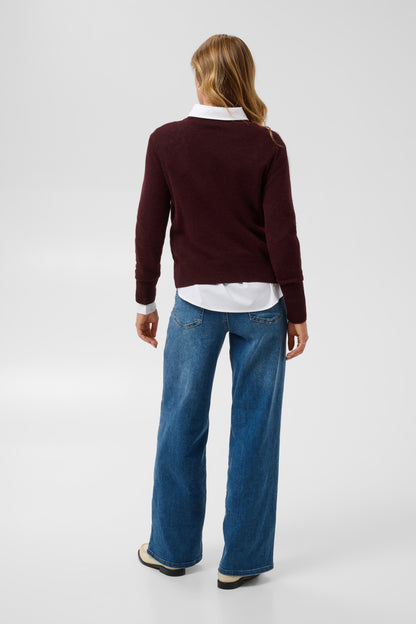 Kaffe Clothing KAcashie Ullgenser Fudge Melange