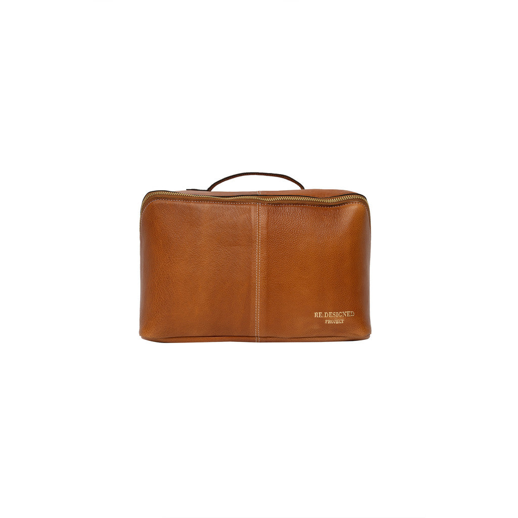 RE:DESIGNED Prosjekt 10 (Stor) Burned Tan/Gold 100% Skinn