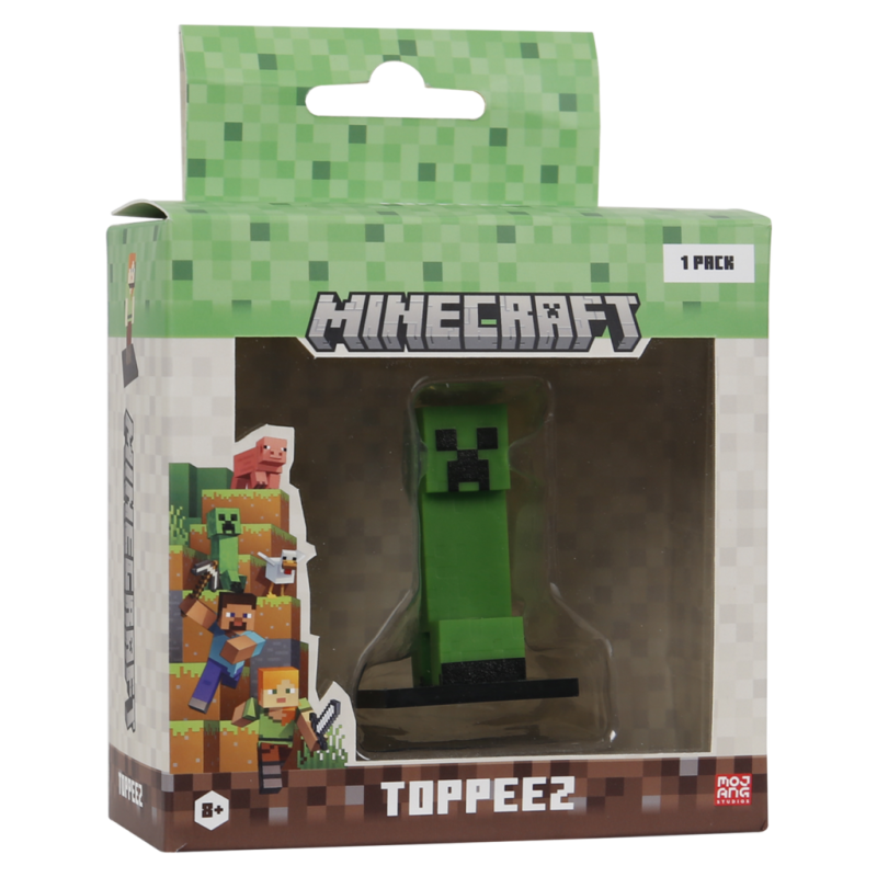 MINECRAFT 3D TOPPEEZ 1 PACK VINDU BOKS