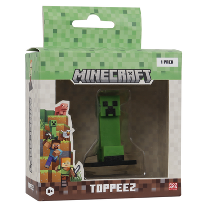 MINECRAFT 3D TOPPEEZ 1 PACK VINDU BOKS