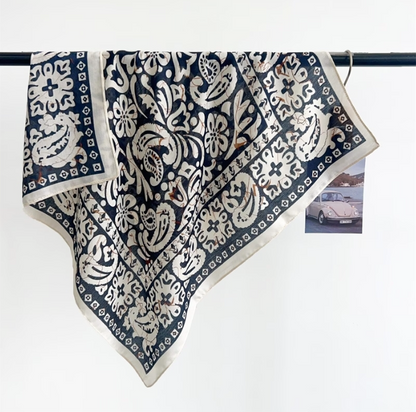 Silkeskjerf Bandanas - Marine