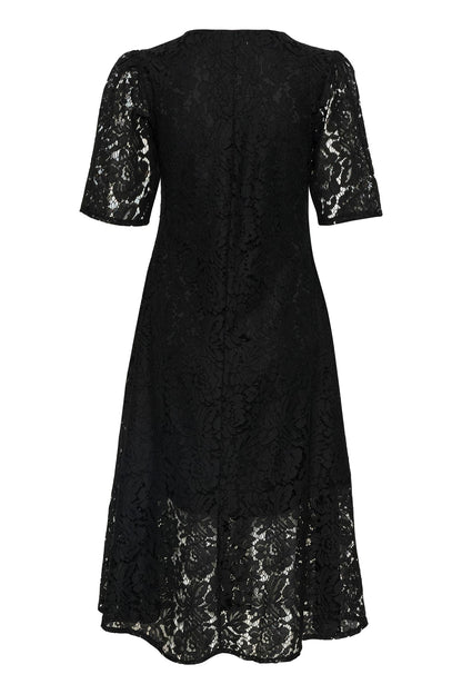 Kaffe Clothing KAnomi Lace Dress Bloack Deep