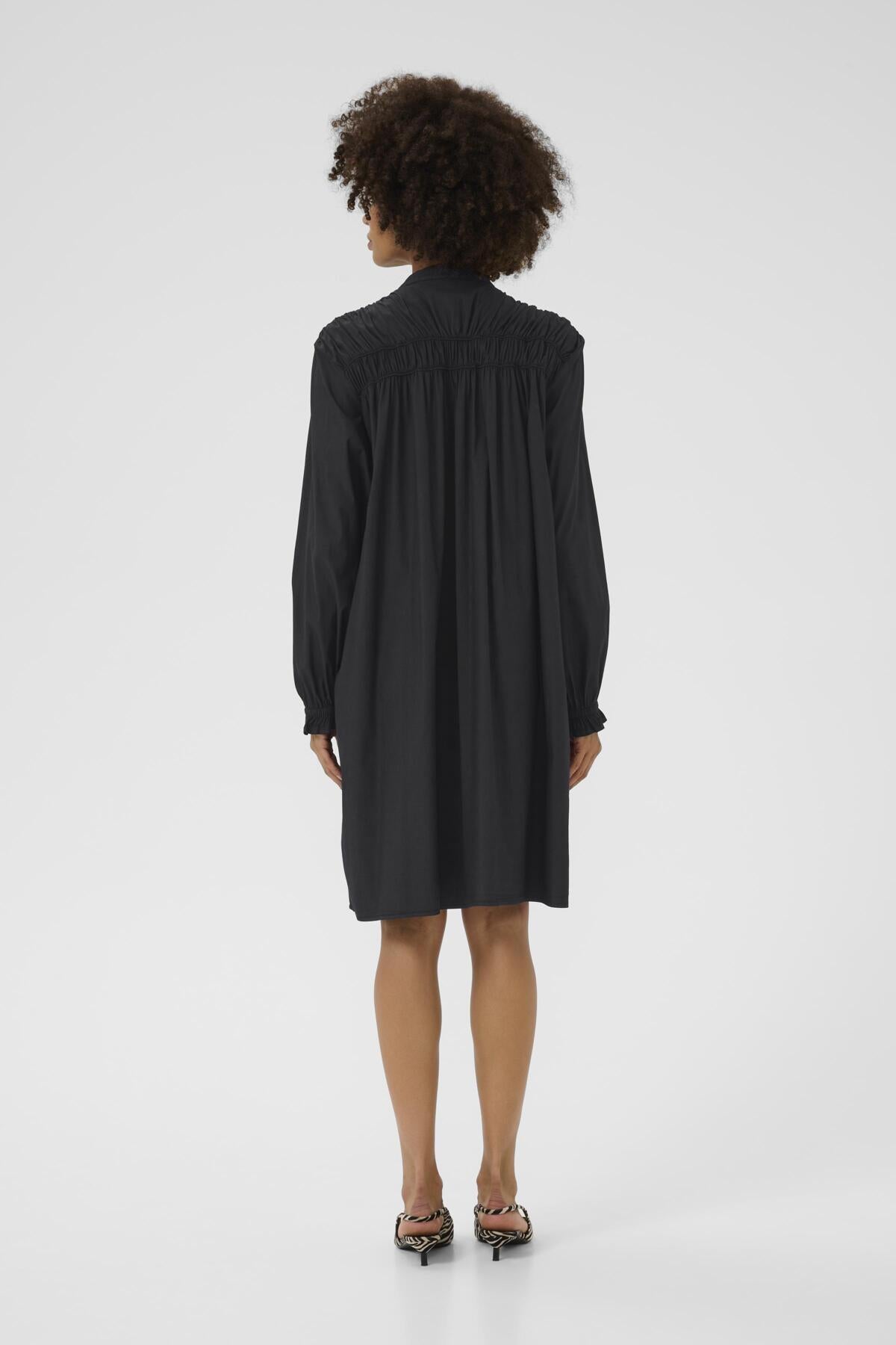 Culture CUceleste Smock Dress Black