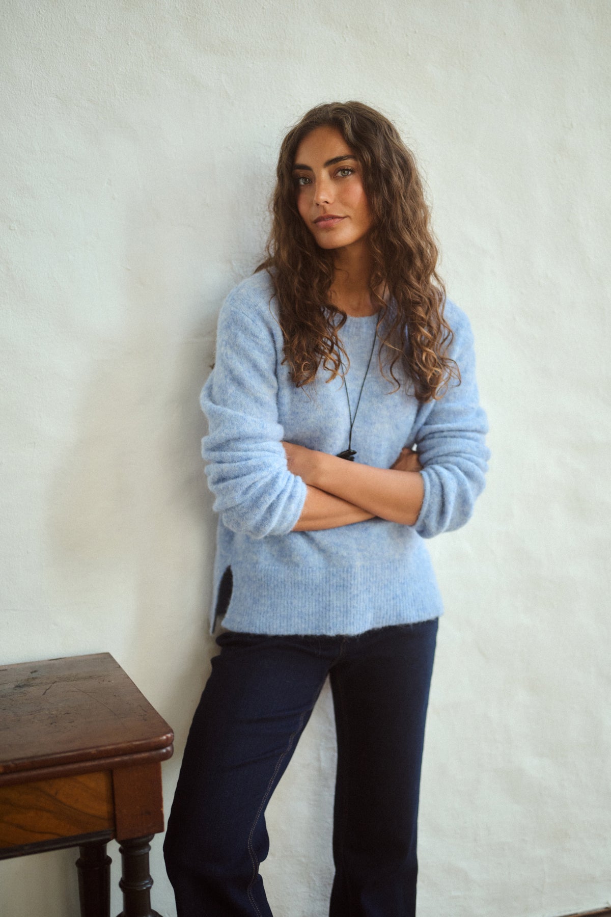Culture CUbiebber Cacheia Pullover Forever Blue Melange