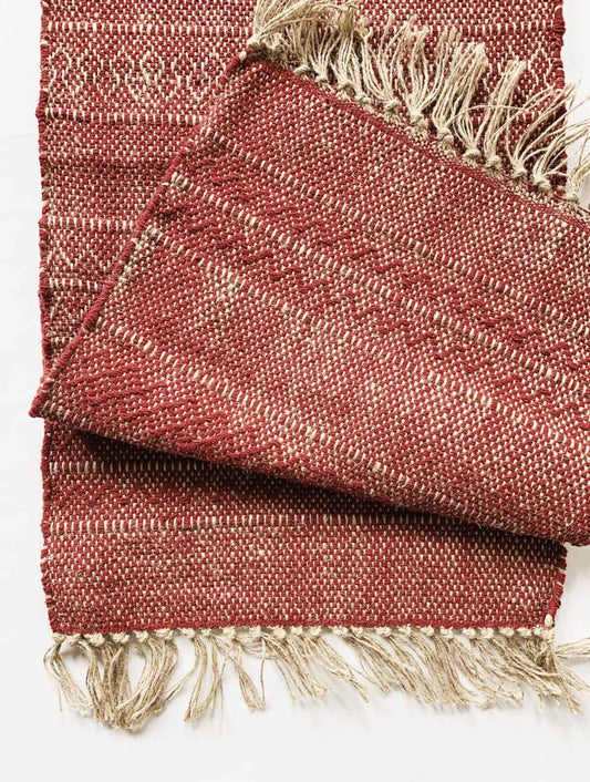 Trend Design Løper Jute/Bomull 40x150 Cm Rød