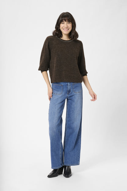 Kaffe Clothing KAmeridith Pullover Black Coffee