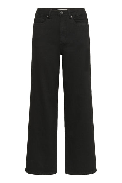 Kaffe Clothing KAmeadow HW Reg Fit Jeans Black Deep 32 tommer