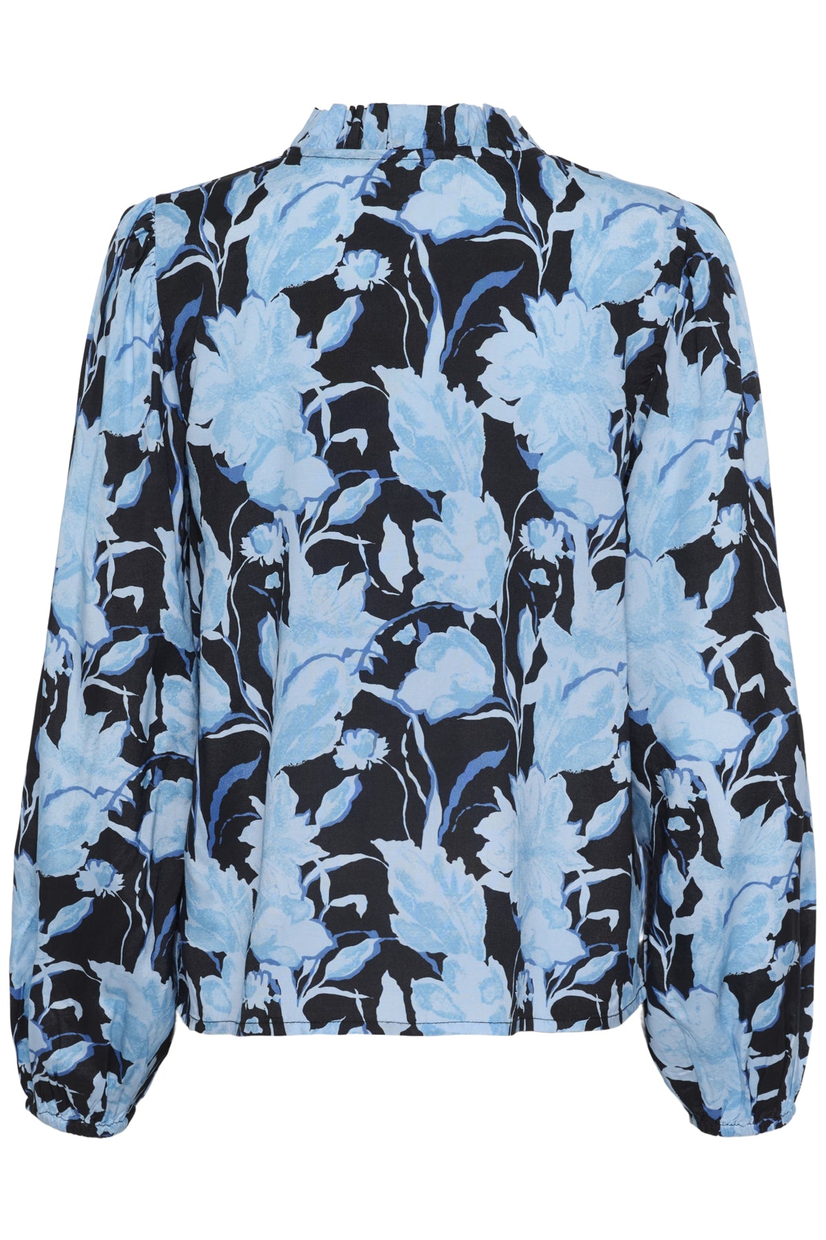 Kaffe Clothing KAsasia Blouse Blue Snake Flower